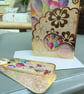 Sending smiles birthday card, gift card holder and tag combo - Image 1
