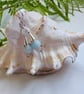 Quality Aquamarine & Morganite Sterling Silver Earrings - Image 3