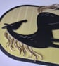 Happy Birthday Handmade card featuring a Black and Gold Horse  - Image 8