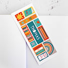 Personalised school bookmarks - pack of 16-36 - gift from teacher or TA