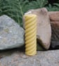 Beeswax Spiral Candle (11cm) Hand Poured