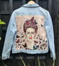 Frida Kahlo denim jacket Size 12