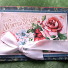 Pretty Birthday Card - Vintage-style Blank Card - Treasured Keepsake