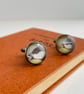 Birdwatcher Cufflinks, Nature Wildlife Gift for Him - Image 5
