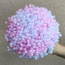 Pearl Unique White & Pink Bridal Wedding Bouquet
