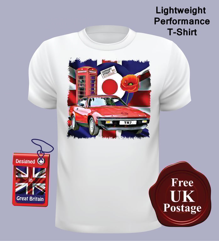 Triumph TR7 T Shirt, Mens T Shirt, Choose Your Size