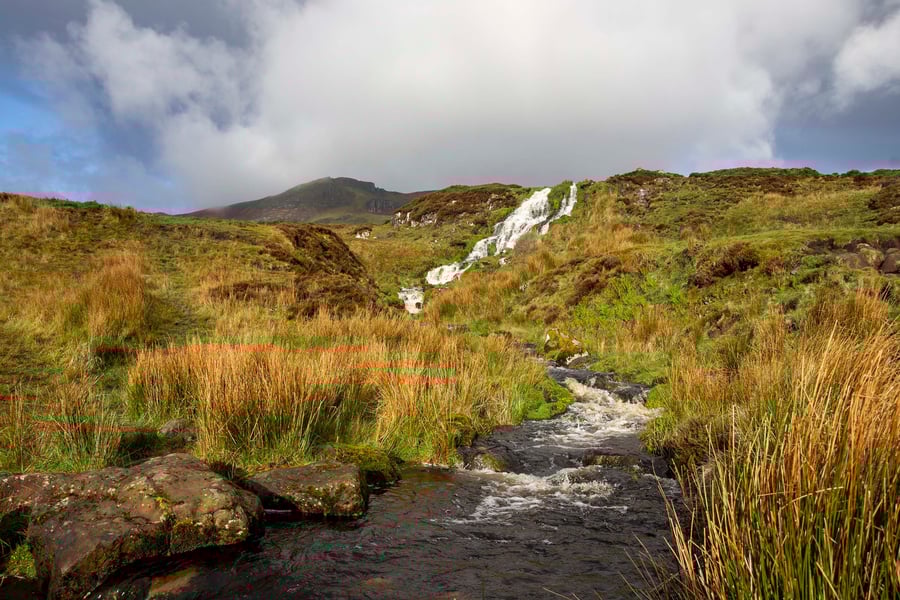 Brides veil falls print