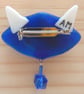 Handmade Fused Glass Cat Brooch. - Image 3