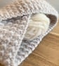 Ear Warmers Cross Over Style Natural Fibres - Image 5