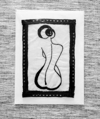 'The Pose'  Art Card