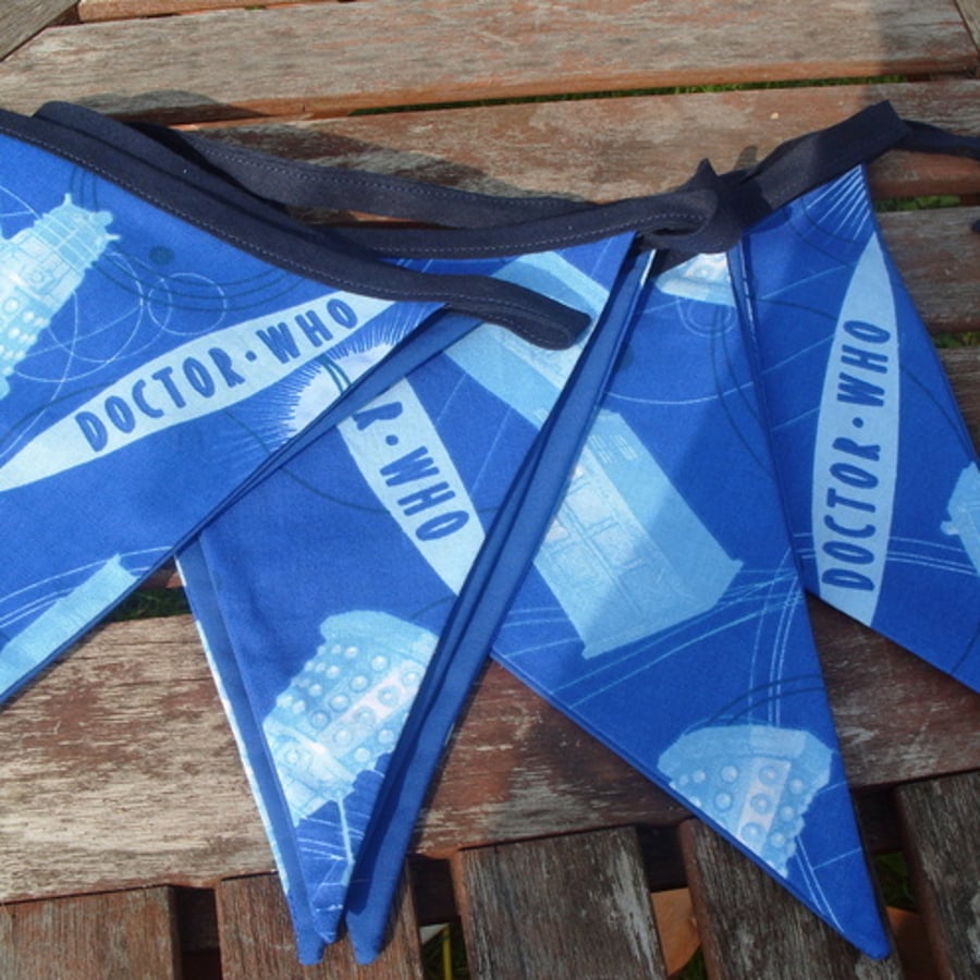 Doctor Who Fabric Bunting