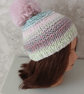 HAND KNIT Babies Springtime Beanie Hat - Image 4