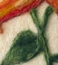 Hand Felted Lily Textile Artwork  - Image 7