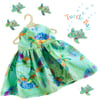 Turtle Bay Dress to fit the Mulberry Green characters 