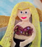 Wooden wall art mermaid and sun - Image 3