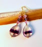 Fluorite And Crystal Earrings - Birthday, Anniversary, Bridesmaid, Gifts For Her - Image 6