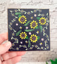 Hand Painted Sunflower Coaster  - Image 1