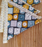 Handmade mini bunting with a clock and writing theme. - Image 3