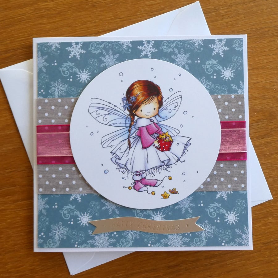 Happy Christmas Card - Fairy