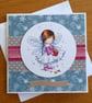 Happy Christmas Card - Fairy - Image 1