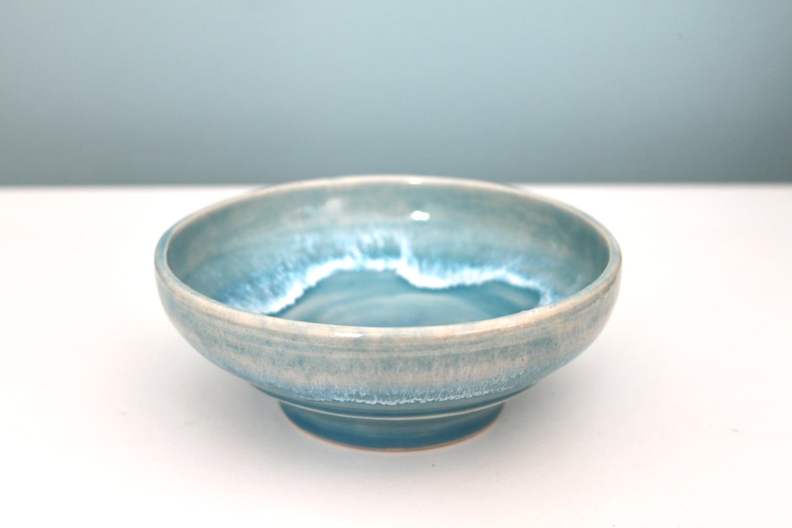 Ceramic Ocean Wave Bowl