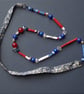 Textile Bead Necklace - Image 1