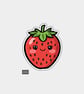 Funny Vinyl Sticker For Adults - Cute Strawberry