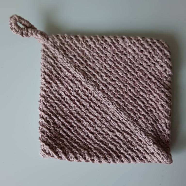 Crochet Pot Holder (Beige Sand)