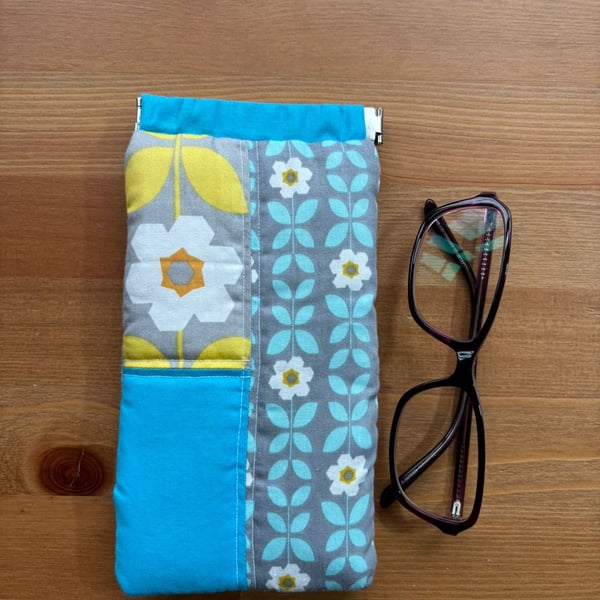 Patchwork eyeglasses case