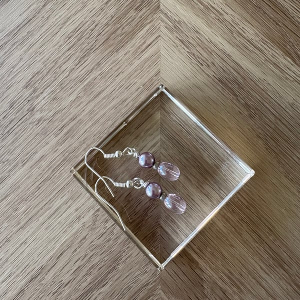 Pink earrings 