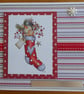 Snowman in a Stocking Christmas Card - A Very Merry Christmas - Image 10