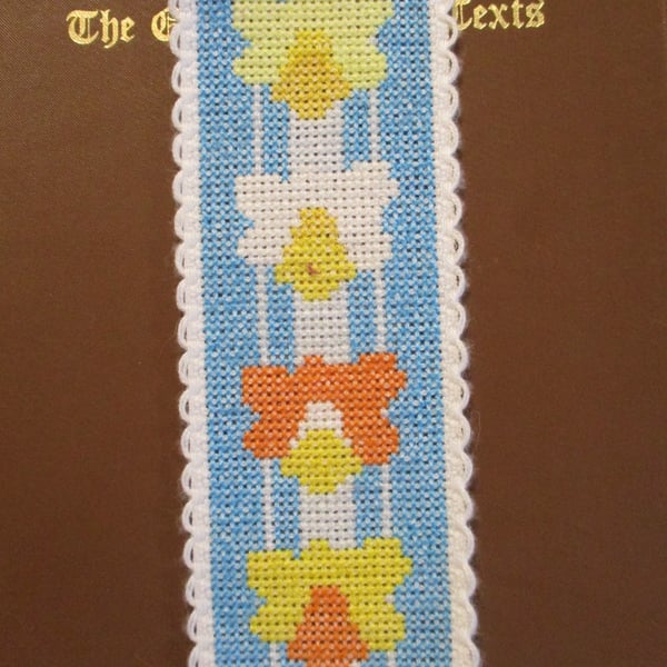 Daffodil Counted Cross Stitch Bookmark Kit