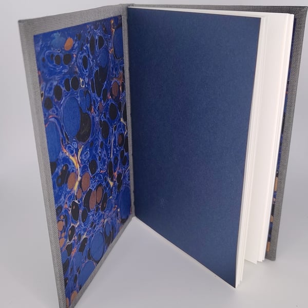 Handbound notebook - A6 recycled paper