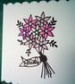 Bouquet thank you card - Image 4