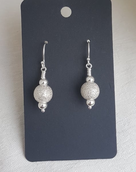 Gorgeous Stardust Earrings - Sterling Silver