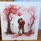 C4956   With Love on Valentine's Day  Card