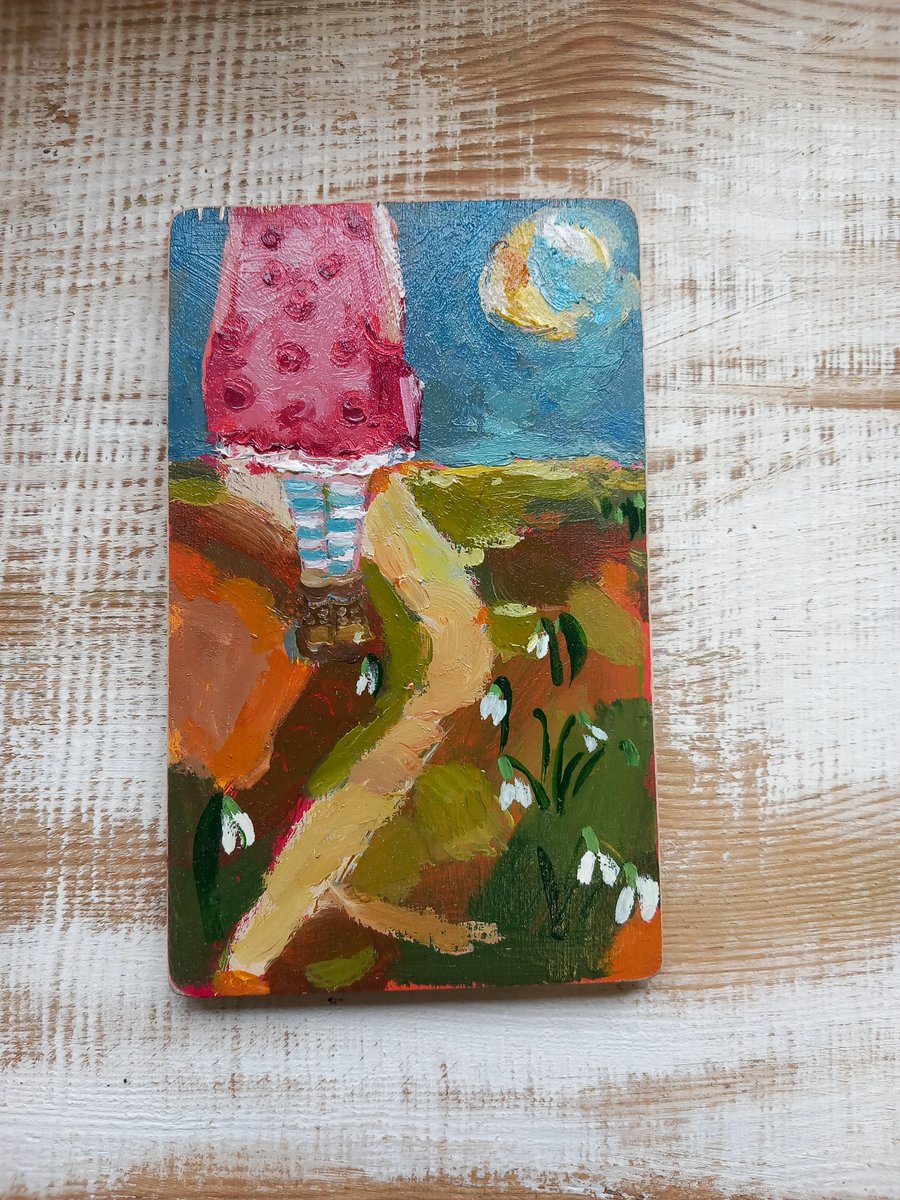 ' Follow your own path '  snowdrops 