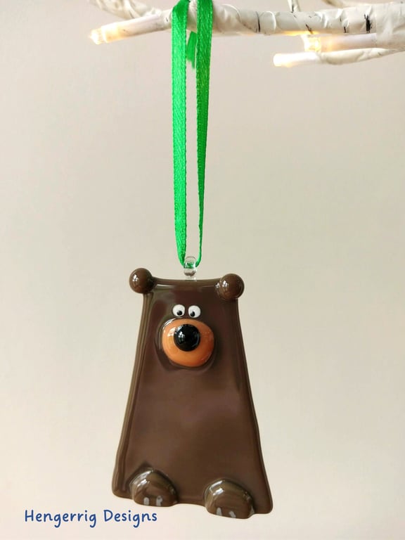 Fused Glass Bears