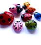 Pink Ladybird Stone - READY TO SHIP - Image 9