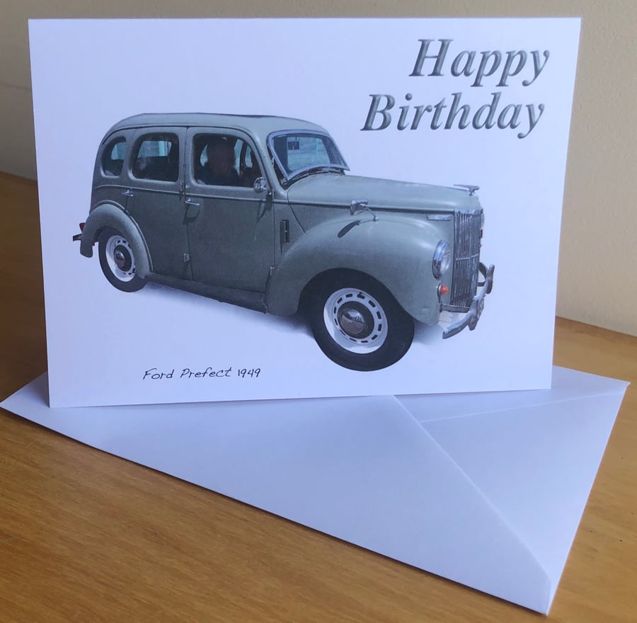 Ford Prefect 1949 - Birthday, Anniversary, Retirement or Plain Card