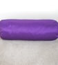 Satin Bolster Cushion Cover 16" x 6" Round Cylinder Neck Pillow Case Purple - Image 3