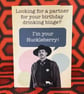 Val Kilmer Tombstone Birthday Card - A6 Perlino Cotton Heavy Card Stock