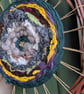 Hand woven Circular Wall Hanging 'The Woods' - Image 3