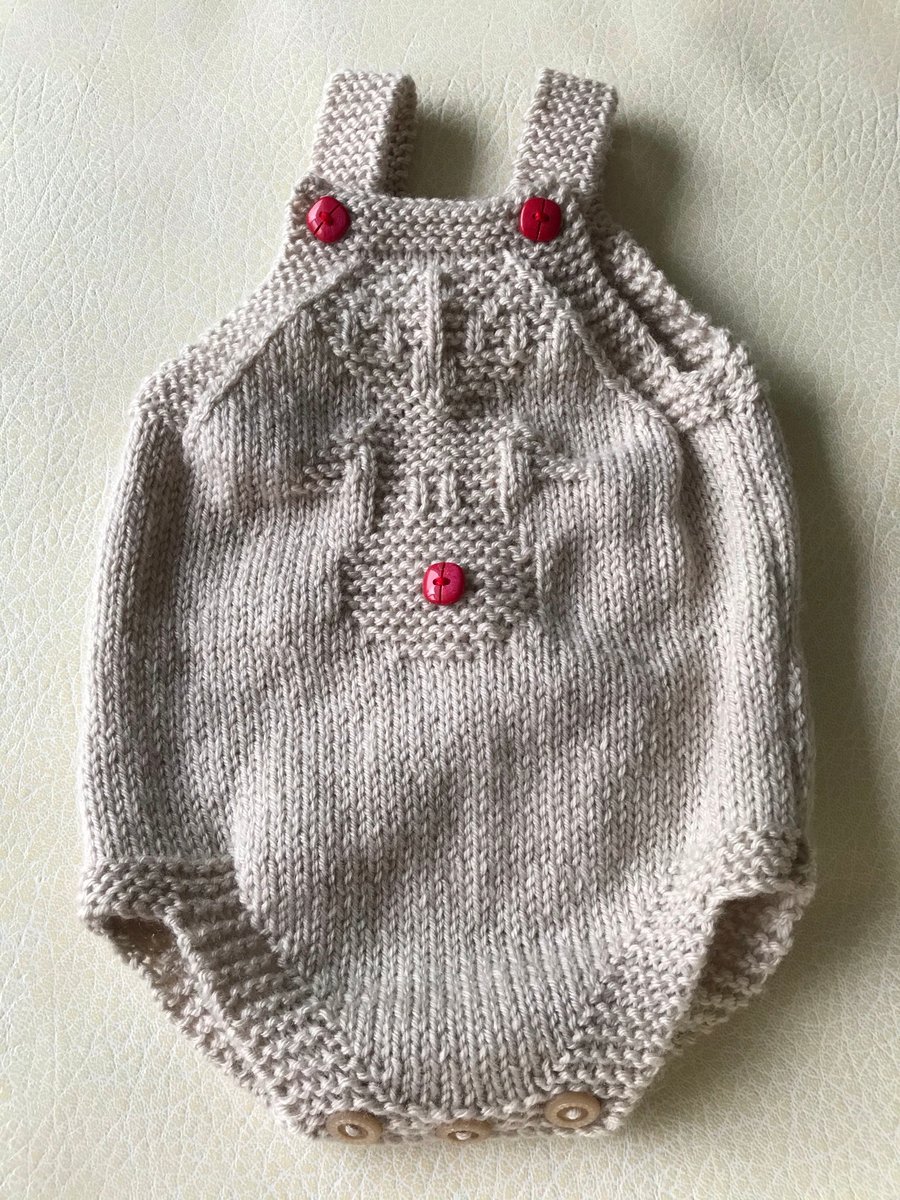 Romper with reindeer design