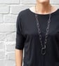Statement Sterling Silver Handmade Chain Necklace - Image 9