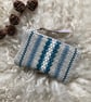 Woolly Wallet - Teal. Handwoven in Wales