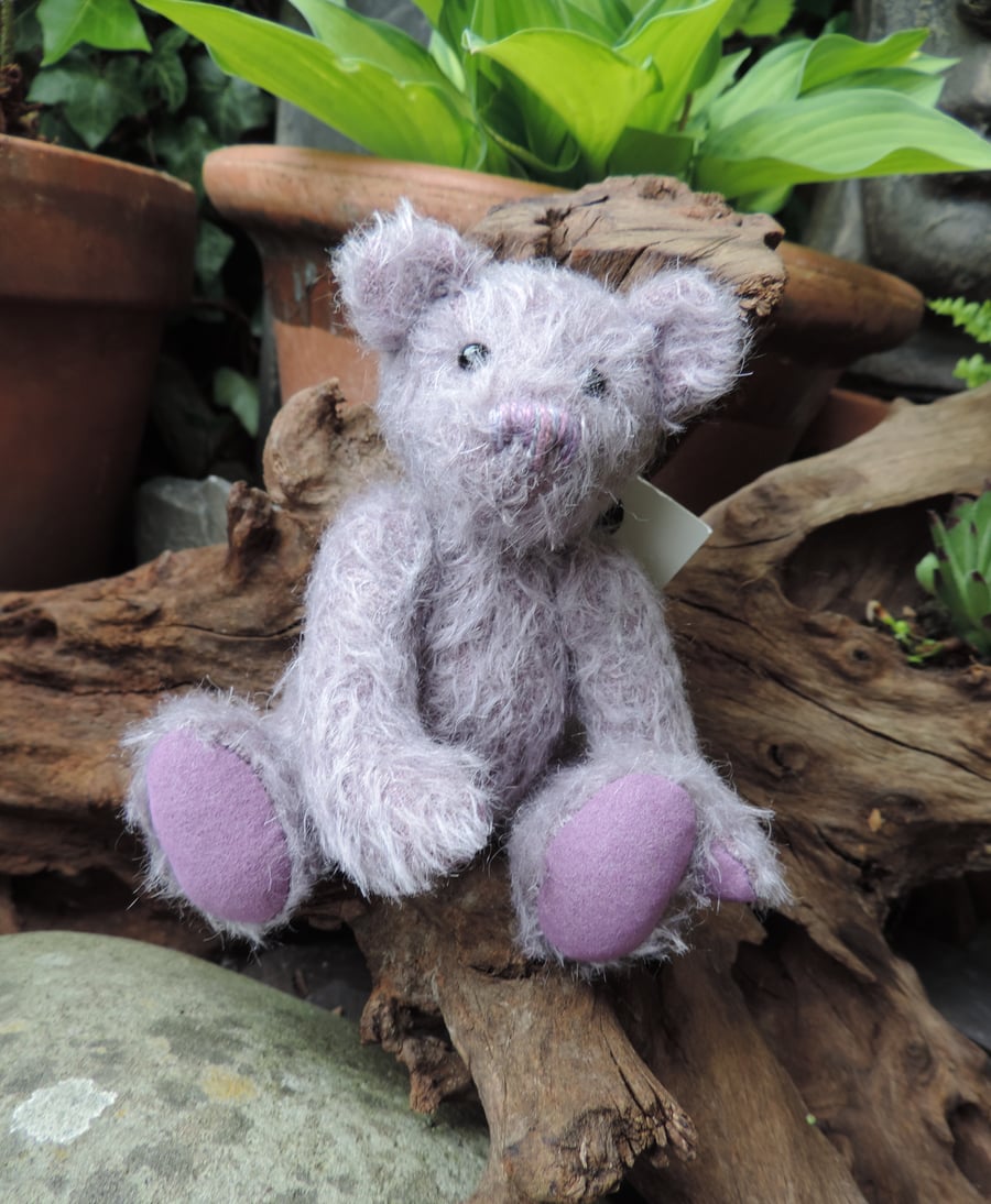 5" Mohair Teddy Bear. Hand made Collectors Item
