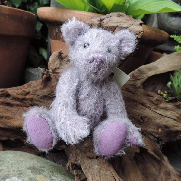 5" Mohair Teddy Bear. Hand made Collectors Item