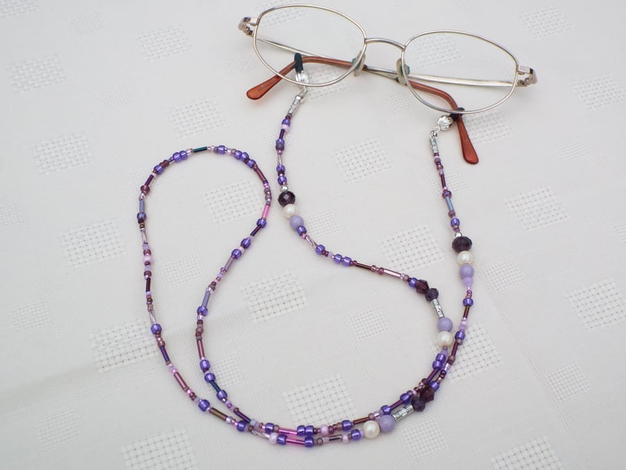Purple Sunglasses or Glases Chain