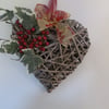 Heart Wicker Wreath
